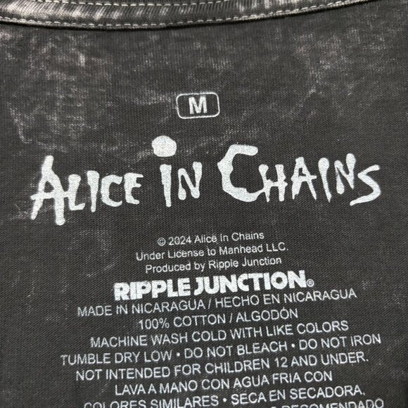 Alice In Chains Dirt Est 1987 Rock Band Mineral Wash T-Shirt Size Medium - Picture 4 of 4